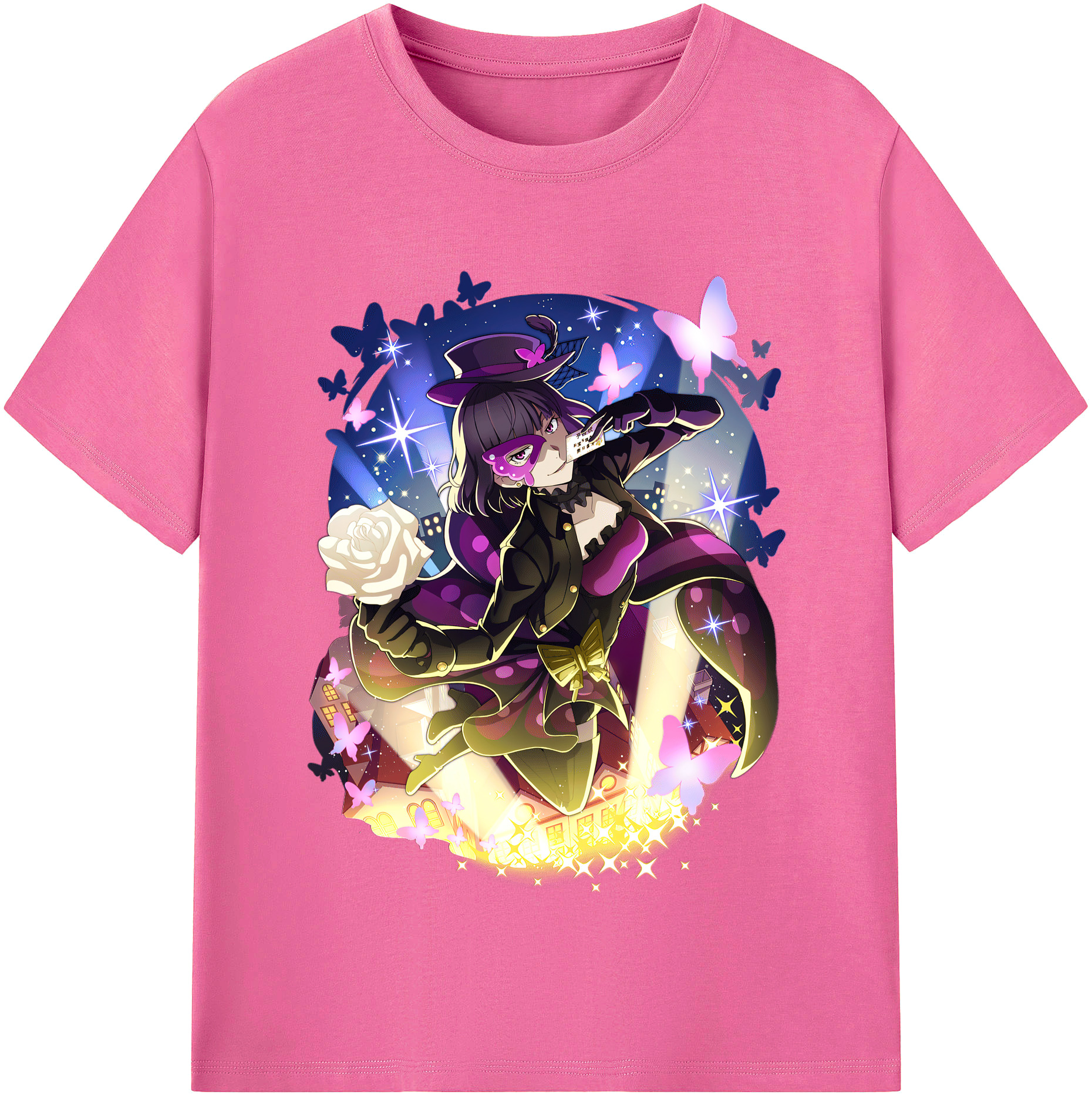 （画像用） 文豪ストレイドッグス Bungo Stray Dogs レディースカジュアルプリントTシャツ（綿100％）